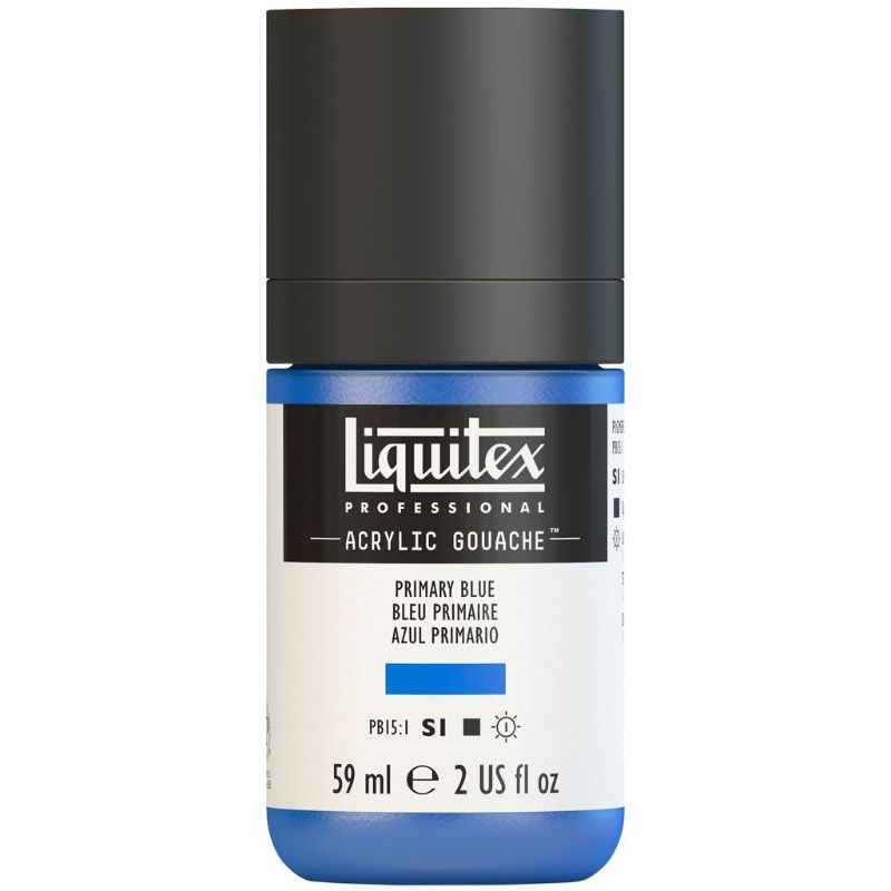 LIQUITEX PROFESSIONAL ACRYLIC GOUACHE 59ML - PRIMARY BLUE 420 S1