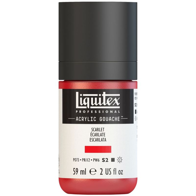 LIQUITEX PROFESSIONAL ACRYLIC GOUACHE 59ML - SCARLET 905 S2
