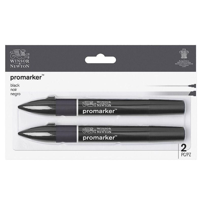 WINSOR & NEWTON PROMARKER BLACK X 2 -