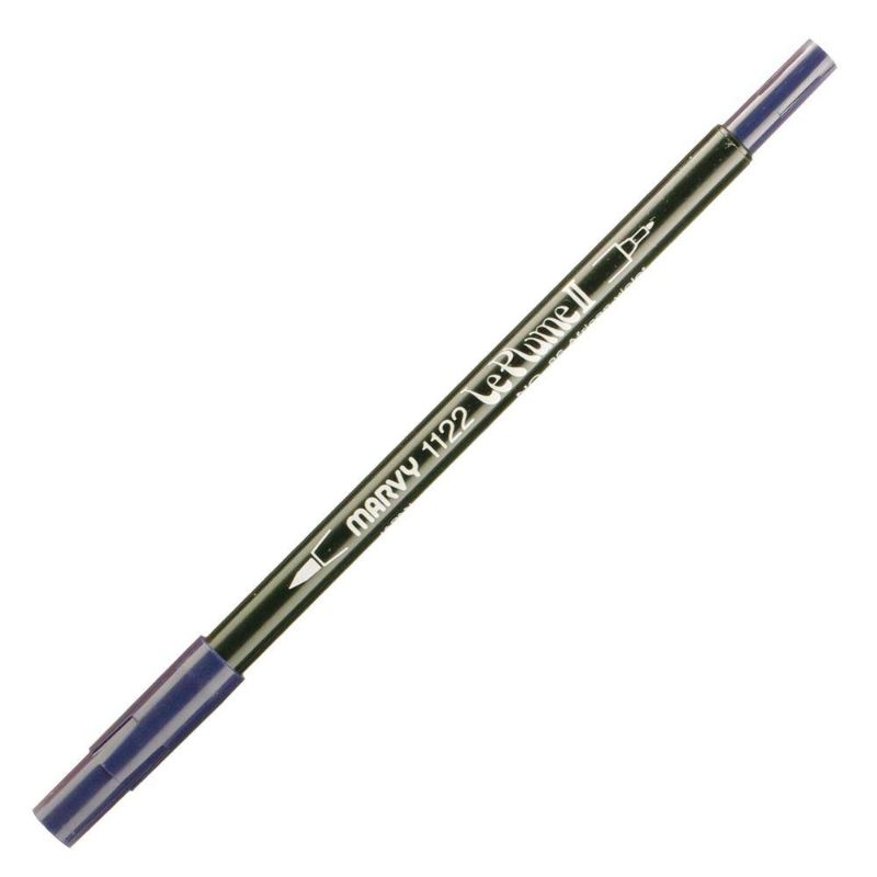 MARVY LE PLUME II DUALTIP MARKER - AFRICAN VIOLET 86