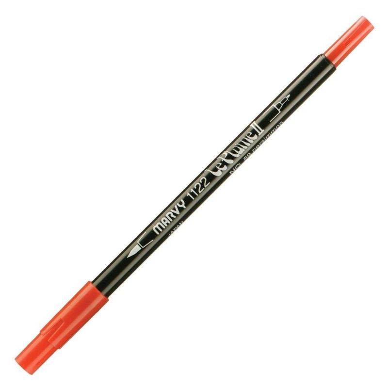 MARVY LE PLUME II DUALTIP MARKER - PERSIMMON 89