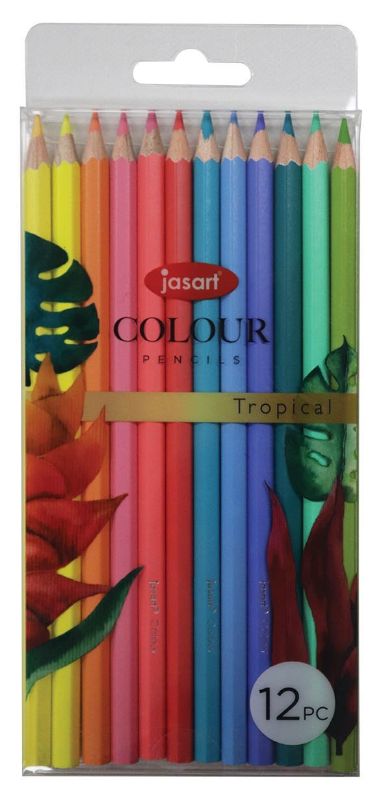 JASART STUDIO PENCIL SET OF 12 - TROPICAL
