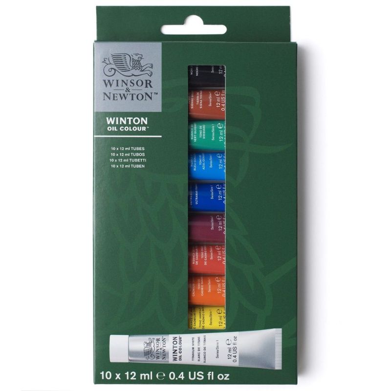 WINSOR AND NEWTON WINTON OIL 12ML ARRIVAL PAINT - SET OF 10 -