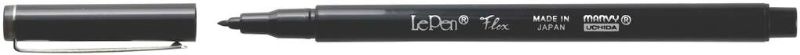 MARVY LE PEN FLEX MARKER - BLACK 1