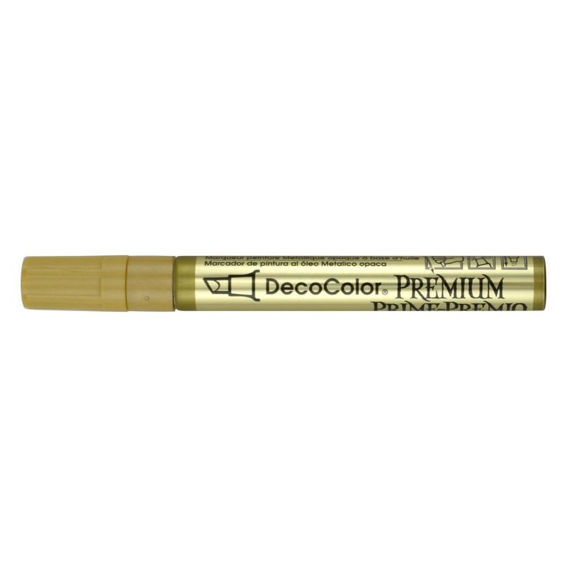 MARVY DECO PREMIUM PAINT MARKER 350 CHISEL - GOLD