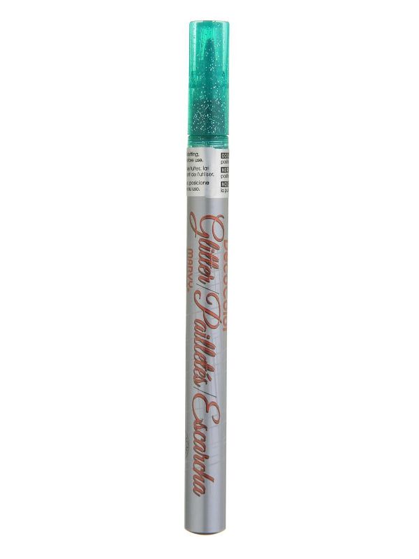 MARVY DECO GLITTER PAINT MARKER - GREEN 4