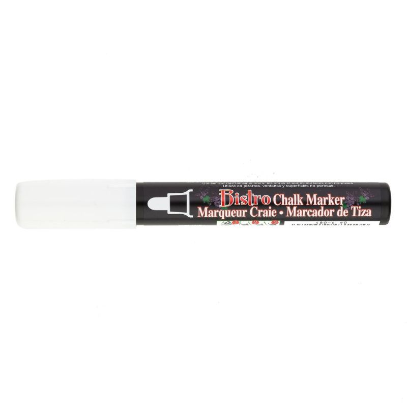 MARVY BISTRO CHALK MARKER 480 BULLET - WHITE 0