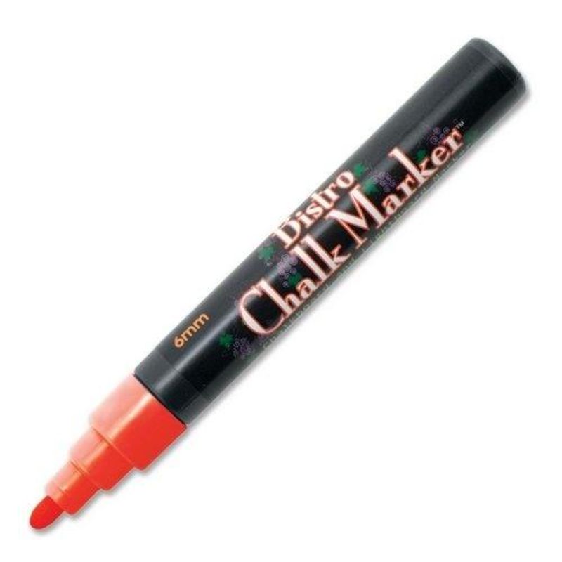 MARVY BISTRO CHALK MARKER 480 BULLET - FLURO ORANGE