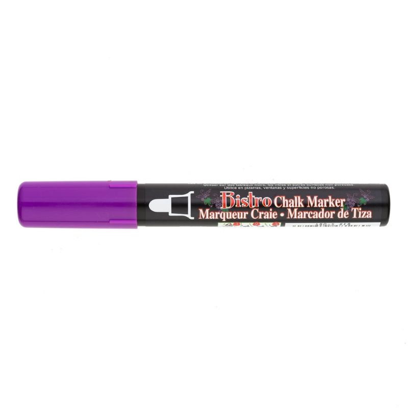 MARVY BISTRO CHALK MARKER 480 BULLET - FLURO VIOLET