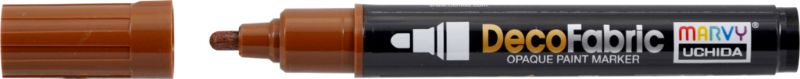 MARVY DECO FABRIC PAINT MARKER #223 - BROWN 6