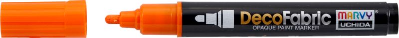 MARVY DECO FABRIC PAINT MARKER #223 - ORANGE 7