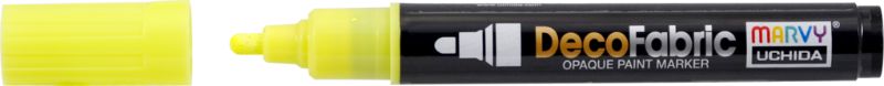 MARVY DECO FABRIC PAINT MARKER #223 - FL YELLOW