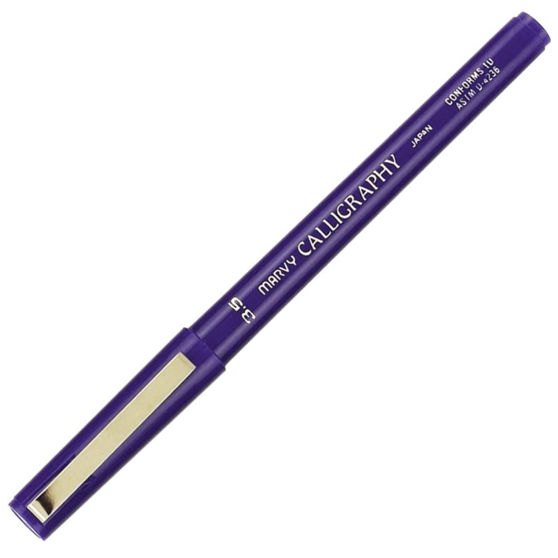 MARVY CALLIGRAPHY PEN 3.5MM - VIOLET