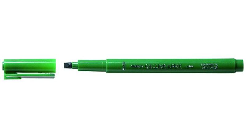 MARVY CALLIGRAPHY PEN 5.0MM - GREEN