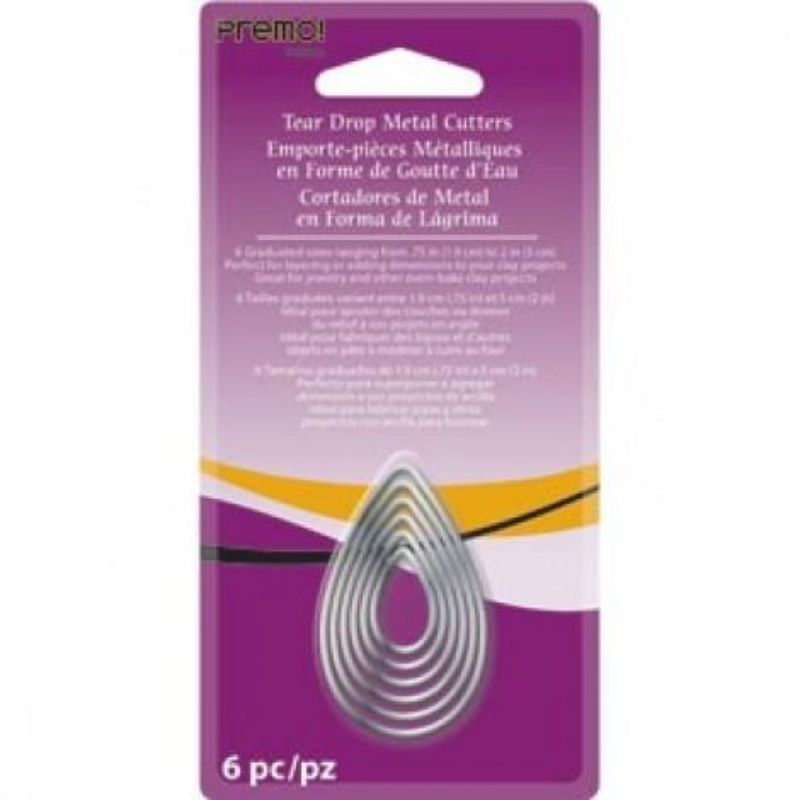 SCULPEY CUTTER TEARDROP PACK OF 6 -