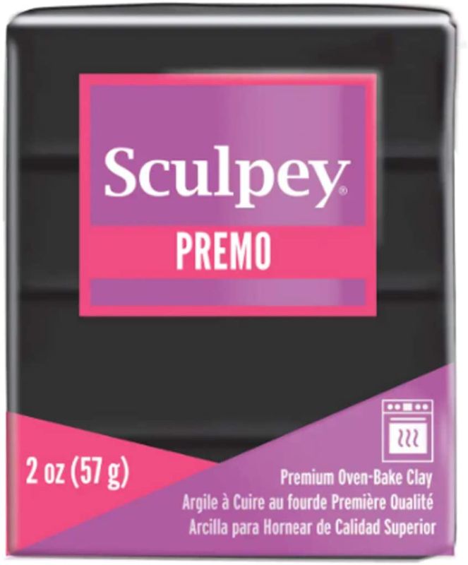SCULPEY PREMO 57G OVEN BAKE CLAY - BLK 5042