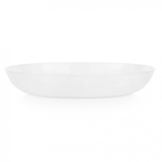 Set of 4 Corelle Winter Frost low meal bowls, 887ml each, durable and stylish for various meals, easy to clean.