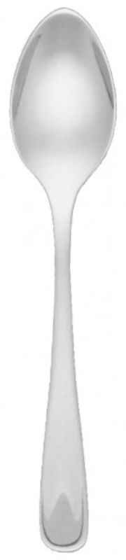 Set of 12 elegant stainless steel coffee spoons with mirror polish, perfect for dining and coffee rituals.