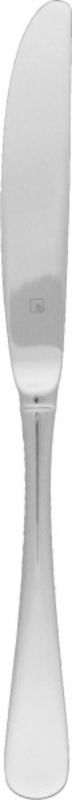Set of 12 elegant Tablekraft York table knives in stainless steel with mirror polish, perfect for any dining occasion.