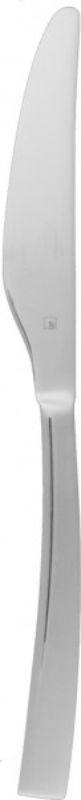 Set of 12 Amalfi table knives with sleek design, high-quality stainless steel, and mirror finish for elegant dining.