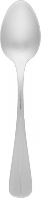 Set of 12 elegant 18/10 stainless steel teaspoons with a mirror polish finish, perfect for any dining occasion.