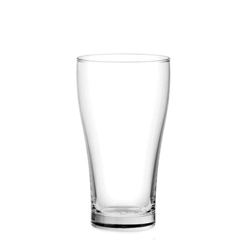 Set of 6 Ocean Conical Beer Glasses, 425ml, designed for enhanced aroma and a lasting frothy head.