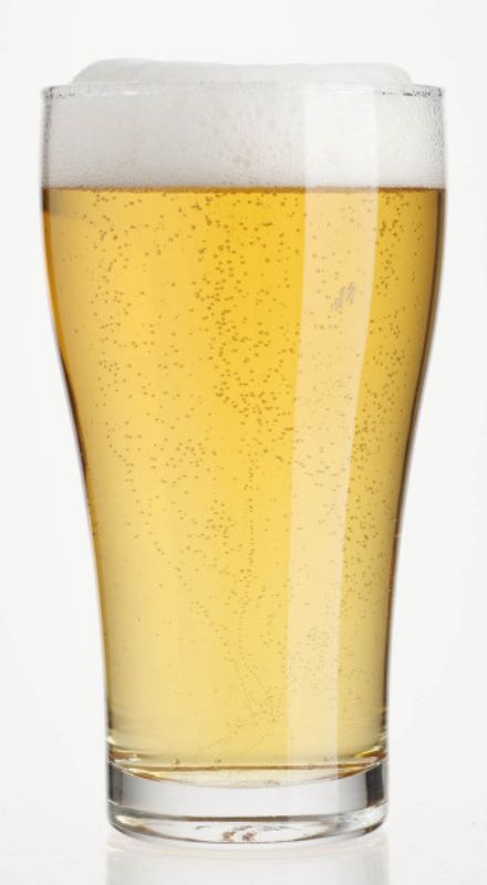 Set of 6 Ocean Conical Beer Nucleated glasses, designed for enhancing beer aroma and flavor with elegant clarity.