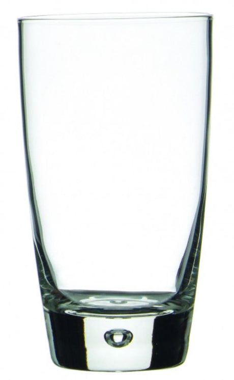 Set of 12 stylish Italian cooler glasses, 445ml, with unique bubble detail and smooth rims for elegant drinking experiences.