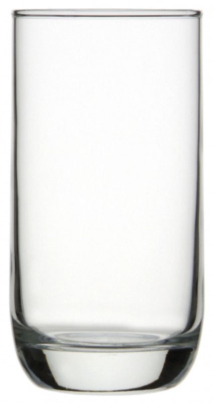 Set of 6 stylish 305ml hi-ball glasses, durable, dishwasher safe, perfect for cocktails, water, and juices.