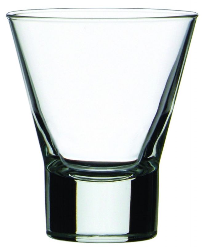 Set of 6 elegant Bormioli Rocco Ypsilon 255ml glasses, perfect for cocktails and aperitifs, designed for style and clarity.