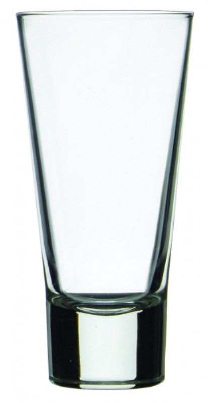 Set of 6 Bormioli Rocco Ypsilon 320ml glasses, perfect for cocktails and juices, featuring a sleek modern design.