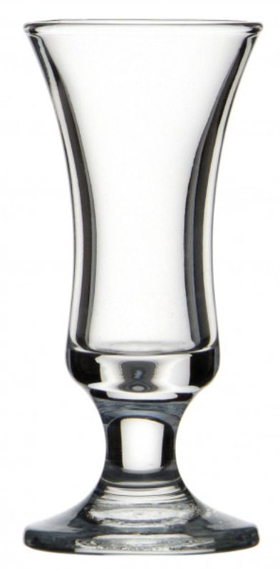 Set of 12 elegant 30ml Pasabahce tulip liqueur glasses, crafted for optimal aroma and visual appeal.