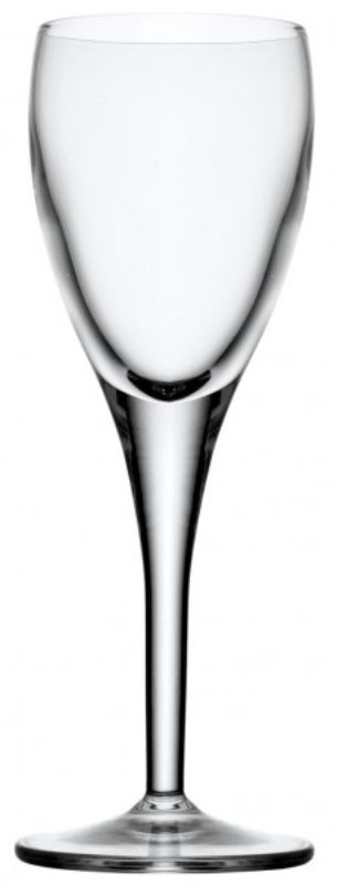 Set of 4 elegant 70ml liqueur glasses made from lead-free crystal, featuring a patented anti-abrasion treatment for durability.