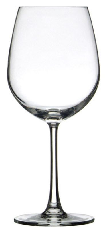 Set of 6 Ocean Madison Bordeaux wine glasses, 600ml, designed for enhancing red wine aromas and elegance.