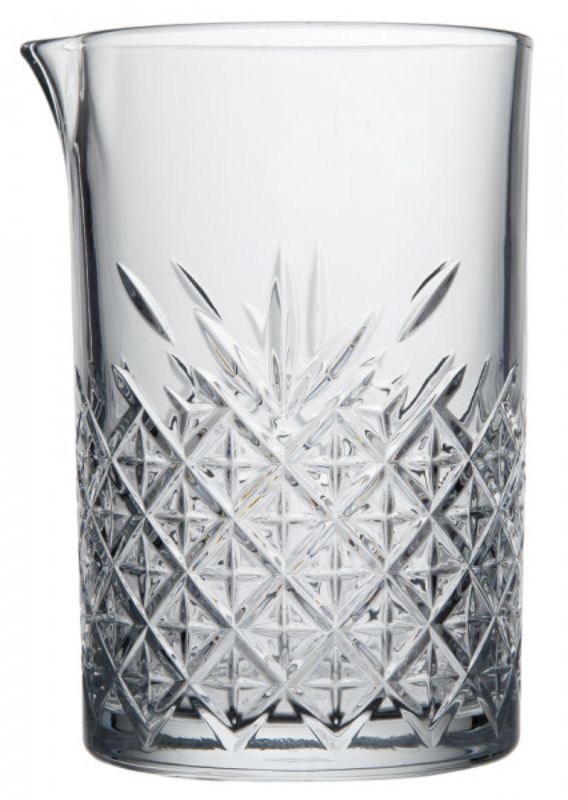 Set of 6 Pasabahce Timeless Mix Jugs, 725ml each, featuring vintage cut glass design for elegant serving of beverages.