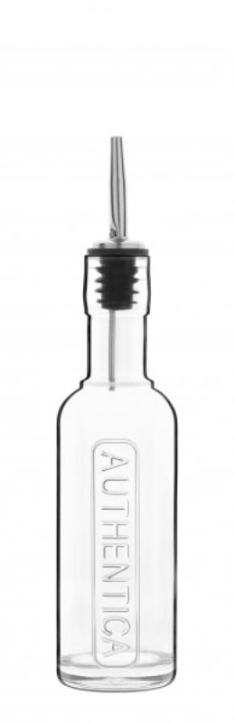 Set of 12 Italian-crafted 250ml Optima Authentica Bottles with refined stainless steel pour for elegant beverage serving.