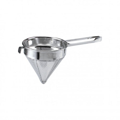 Chef Inox Utility Conical Strainer 18/8 F 300mm made of durable stainless steel, ideal for straining pasta, sauces, and stocks.