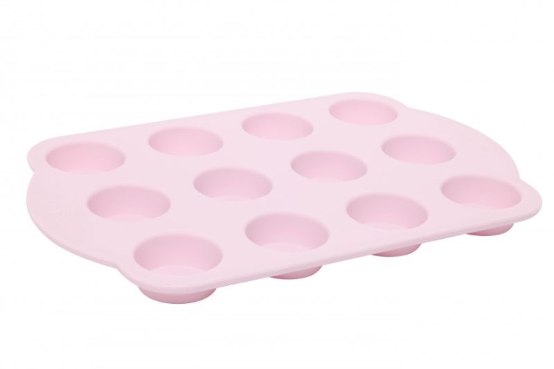 Wiltshire Flexible Mini Muffin Pan with 12 cups, perfect for baking mini muffins and cupcakes, non-stick and easy to store.