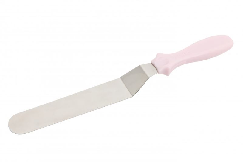 Wiltshire Angled Pallet Knife for smooth icing and professional cake decorating, featuring an ergonomic handle and innovative design.