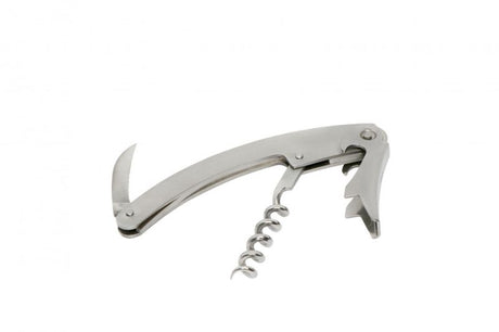 Wiltshire Waiters Friend Stainless Steel multi-tool with corkscrew, foil cutter, and bottle opener for wine and cocktails.