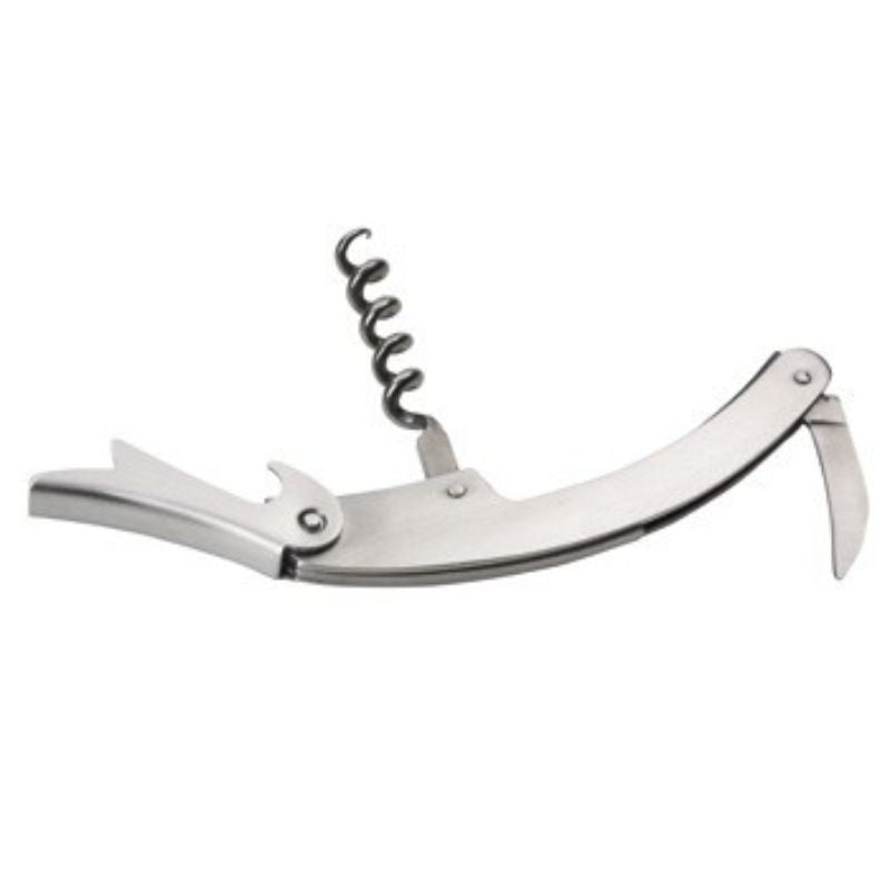 Wiltshire Waiters Friend: stainless steel multi-tool for wine and cocktail lovers, featuring a corkscrew and foil cutter.