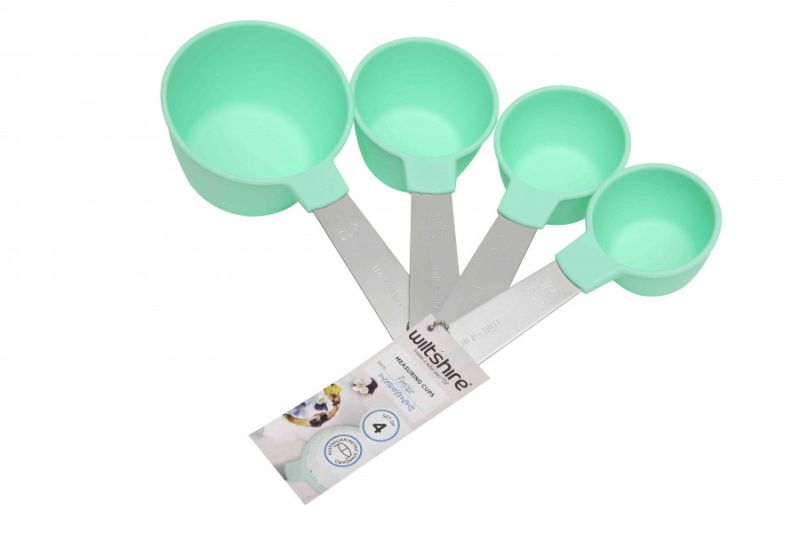 Set of Wiltshire Classic Measuring Cups in various sizes, designed for accurate and convenient cooking and baking.