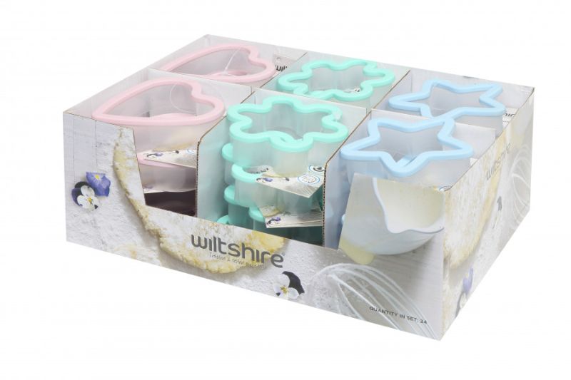 Wiltshire Cookie Cutter with vibrant grip, perfect for creating fun-shaped cookies for all occasions, measuring 9cm.