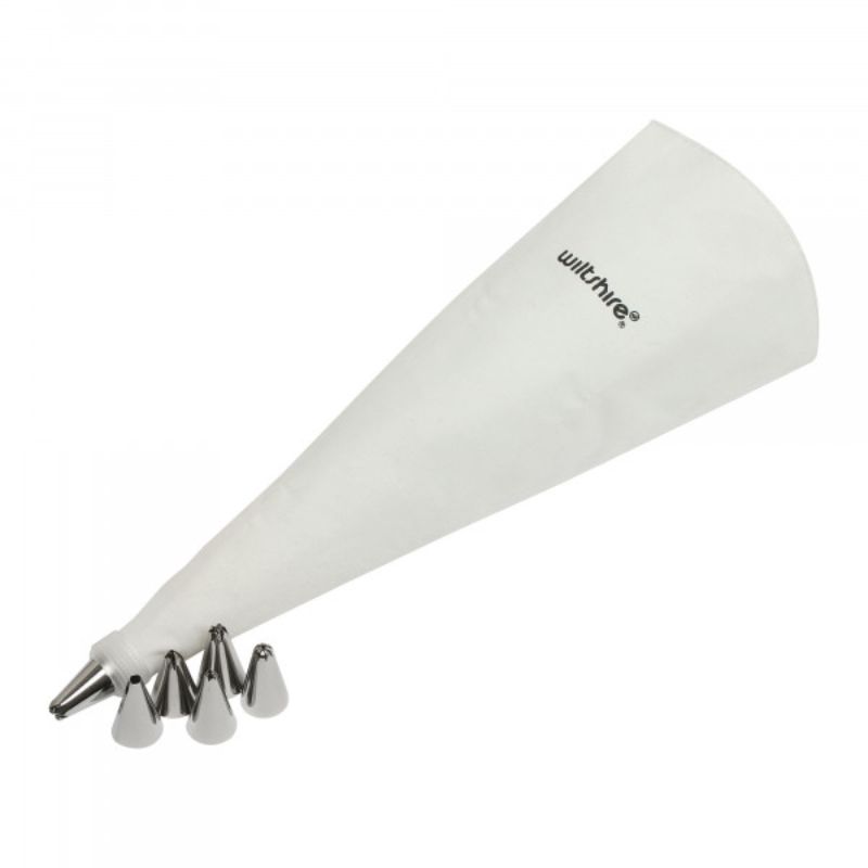 Wiltshire Professional Icing Kit with ergonomic tools and interchangeable tips for elegant cake and cupcake decoration.