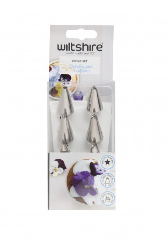 Wiltshire Professional Icing Kit with ergonomic tools and interchangeable tips for precise cake and cupcake decorating.