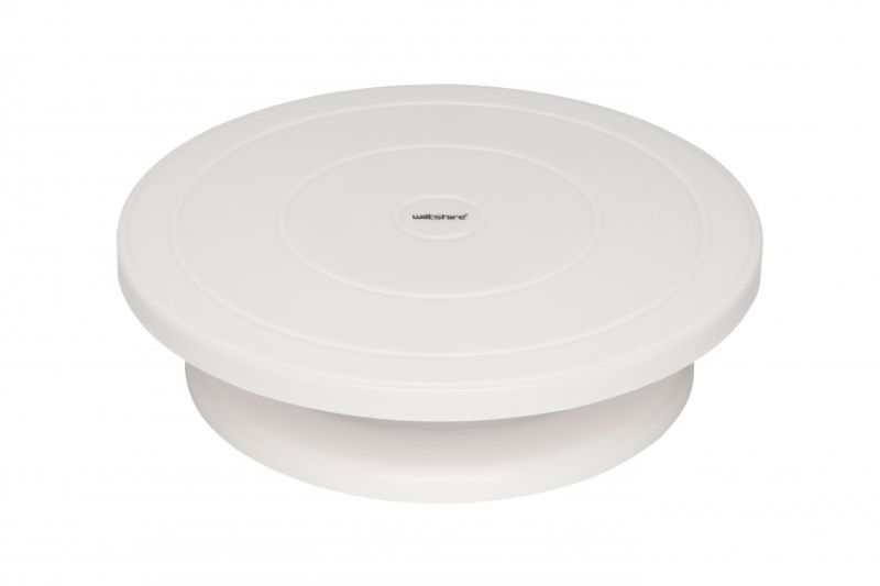 Wiltshire Art Cake Turntable, 29cm, ideal for smooth icing and cake leveling for bakers of all skill levels.
