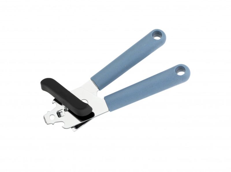 Wiltshire Eco Friendly Can Opener featuring a bio-based handle and stainless steel blade for smooth can opening.