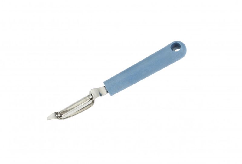 Wiltshire Eco Friendly Peeler with bio-based handle and stainless steel blade for sustainable fruit and vegetable peeling.