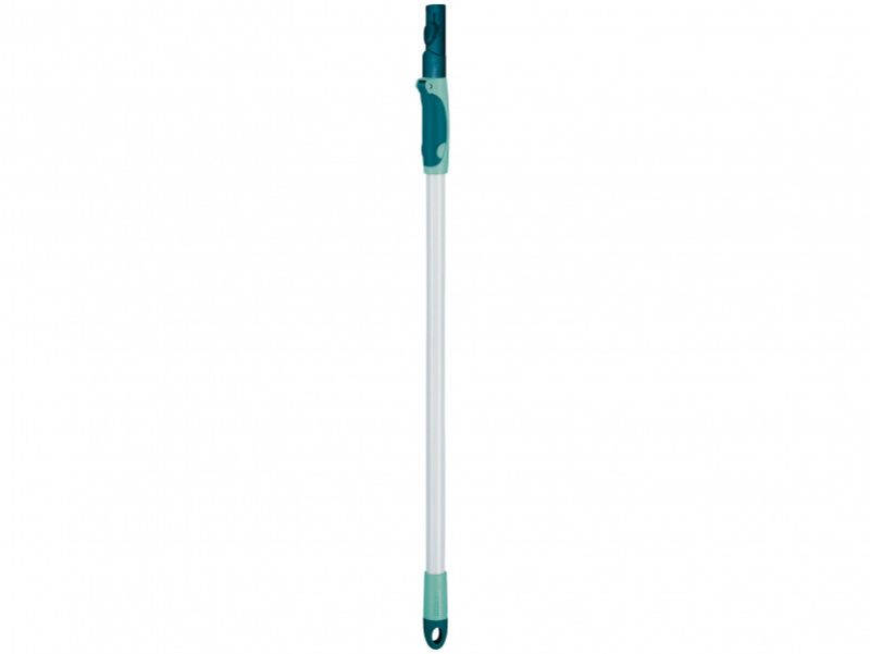 Leifheit Click System Telescopic Handle, adjustable 75-135cm for versatile cleaning with ergonomic design.