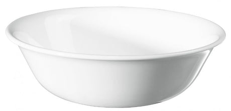 Set of 6 Corelle Winter Frost 532ml bowls, versatile for desserts, salads, and snacks with a sleek, white design.